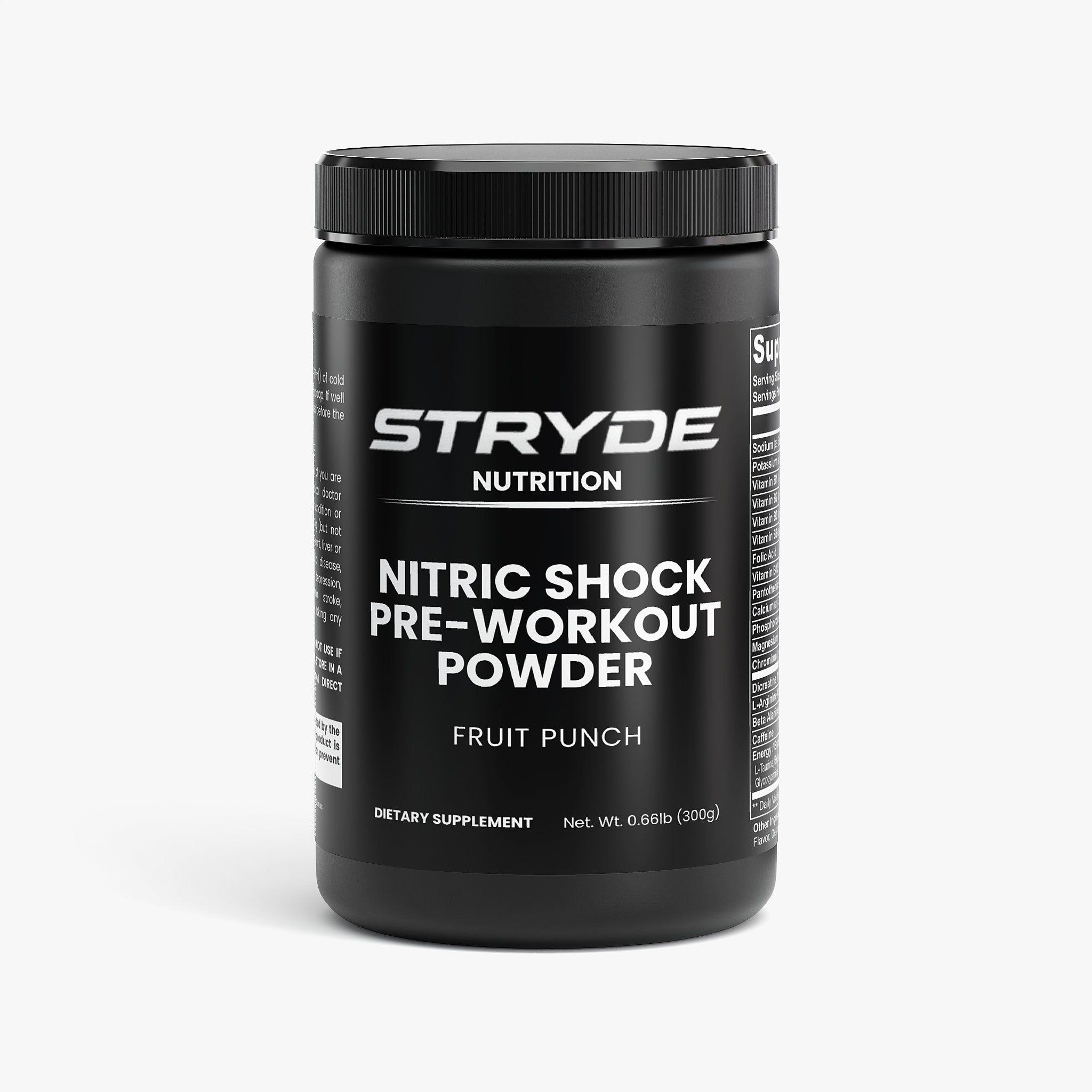 Nitric Shock Pre-Workout Powder (Fruit Punch)